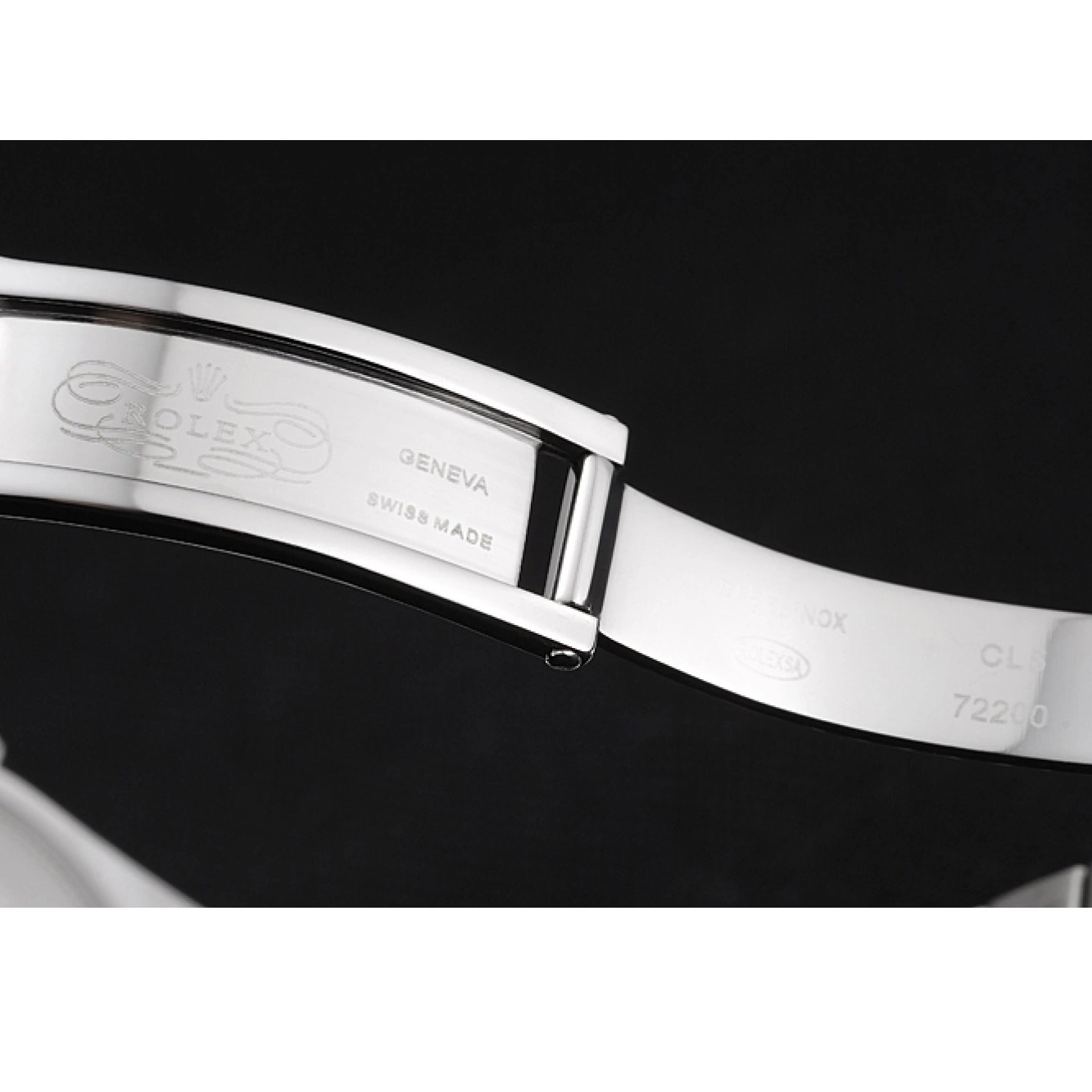 AAA replica watch Swiss Rolex Dial Stainless And Day Diamond And Steel Bezel Date Pave Bracelet 0721